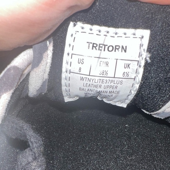 Tretorn | Nylite 37 Plus Lace up Sneakers Zebra Black White Sz‎ 8 - Picture 8 of 8